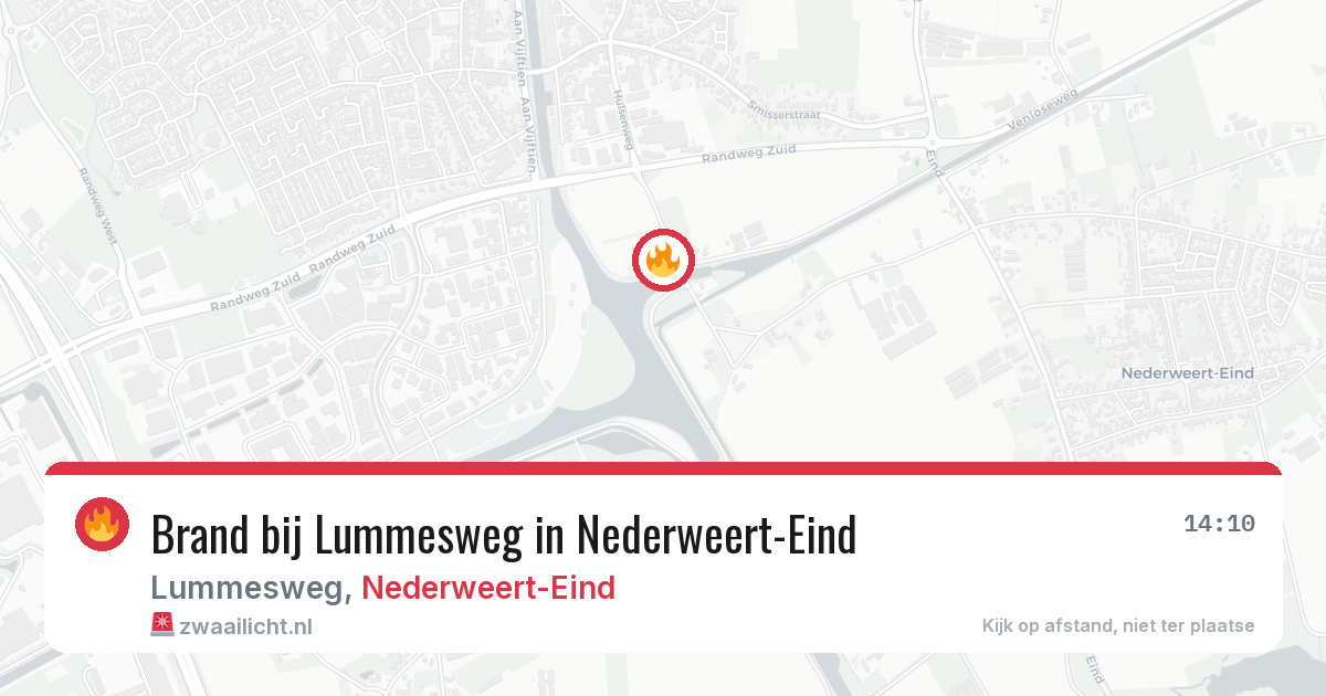 Brand bij Lummesweg in Nederweert-Eind — 18 jun 2026