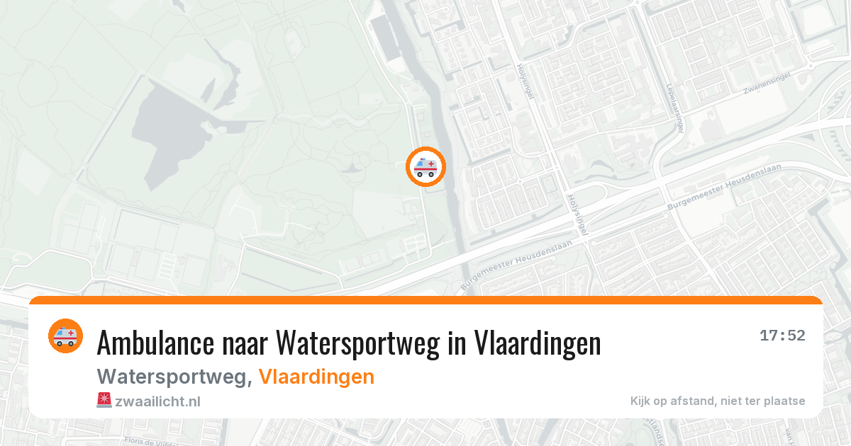 Ambulance naar Watersportweg in Vlaardingen — 2 jul 2026