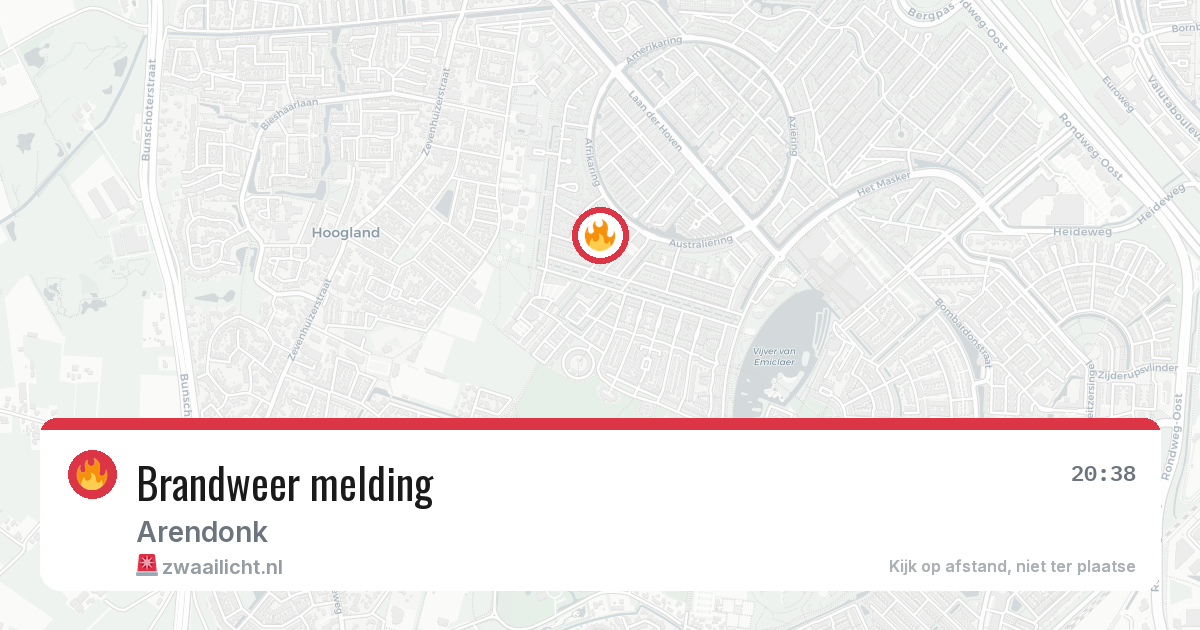 Brandweer melding — 16 apr 2026