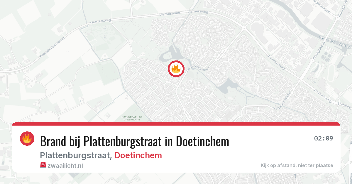 Brand bij Plattenburgstraat in Doetinchem — 5 apr 2026