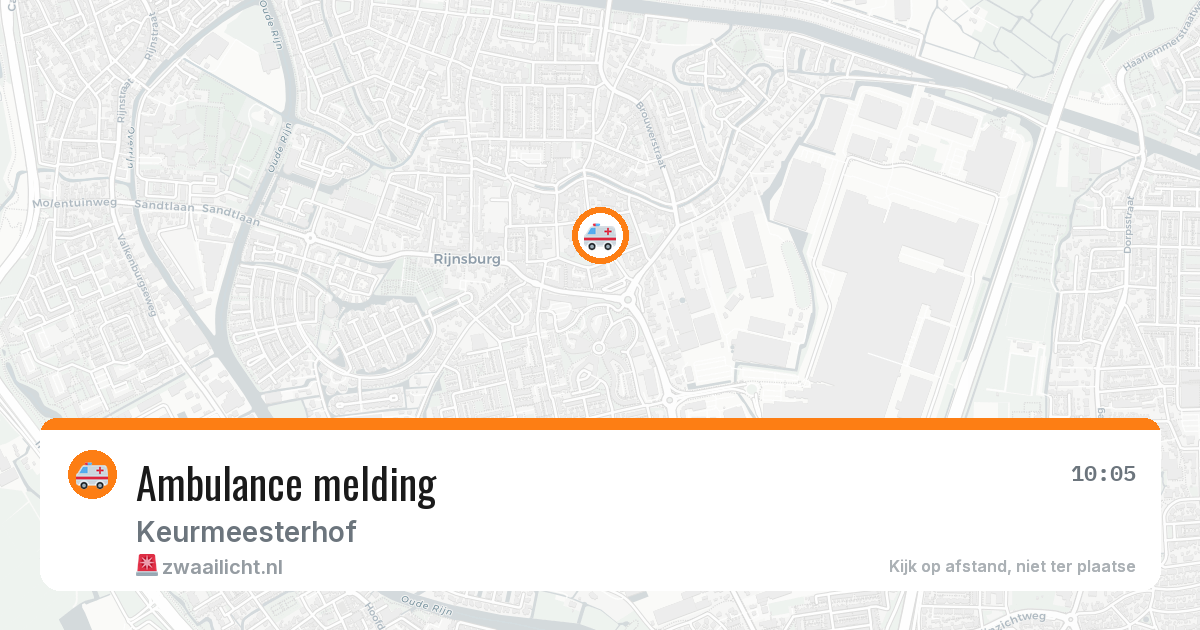 Ambulance melding — 23 apr 2026