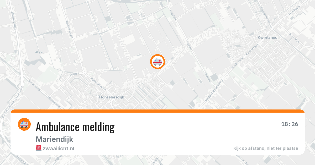 Ambulance melding — 11 feb 2026