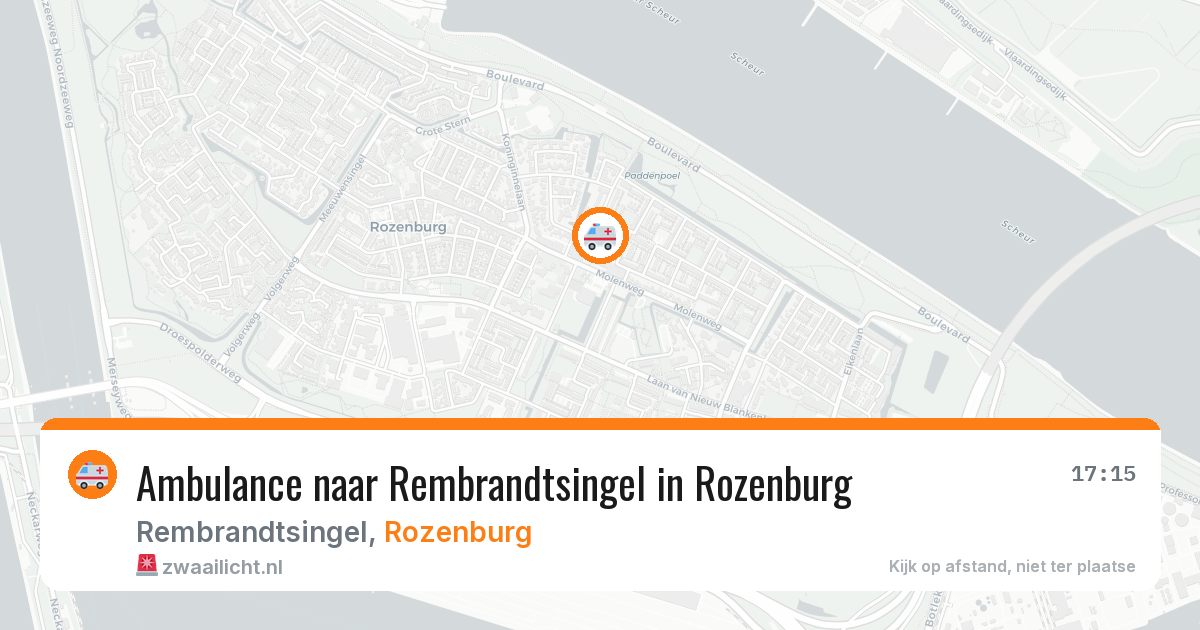 Ambulance naar Rembrandtsingel in Rozenburg — 4 jun 2026