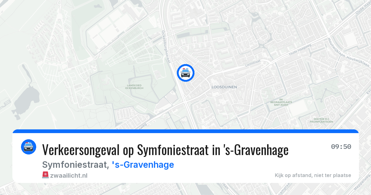 Verkeersongeval op Symfoniestraat in 's-Gravenhage — 8 jun 2026