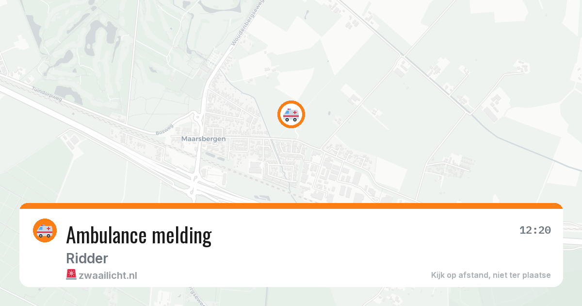 Ambulance melding — 24 jul 2026