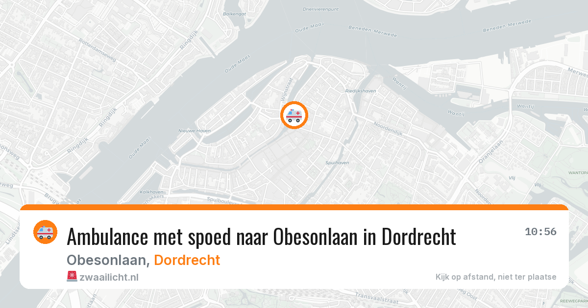 Ambulance met spoed naar Obesonlaan in Dordrecht — 30 jun 2026