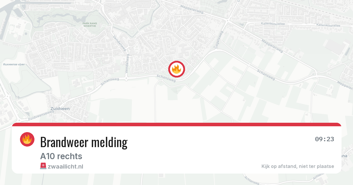 Brandweer melding — 2 jul 2026