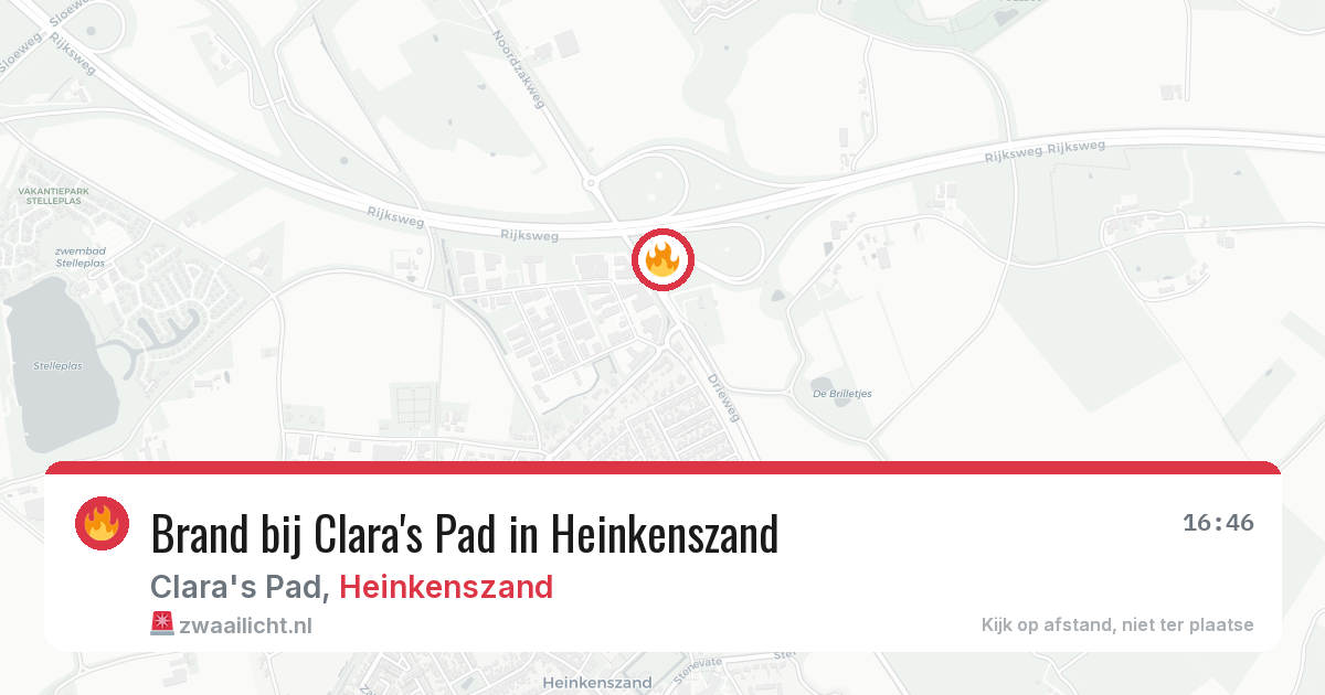 Brand bij Clara's Pad in Heinkenszand — 1 jul 2026