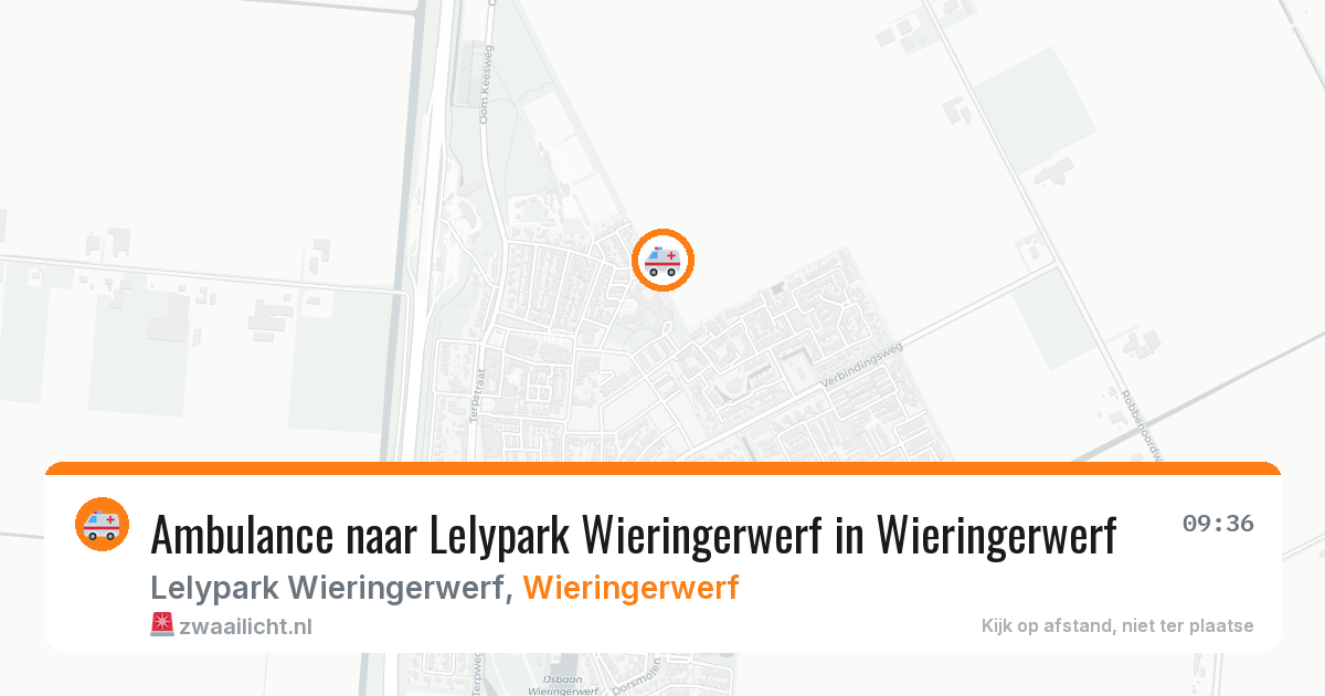 Ambulance naar Lelypark Wieringerwerf in Wieringerwerf — 7 aug 2026