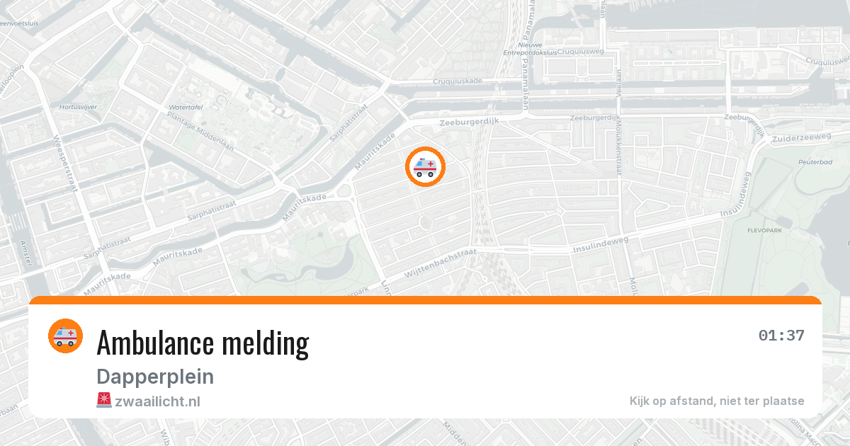 Ambulance melding — 4 mei 2026