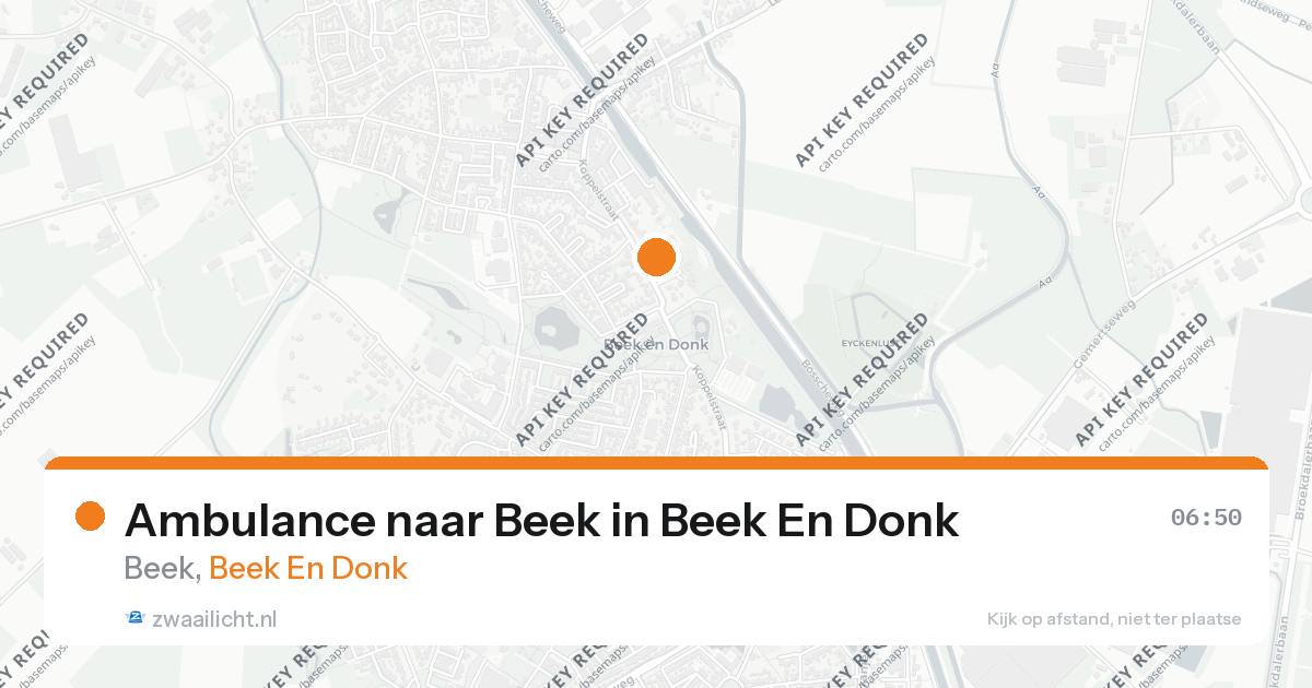 Ambulance naar Beek in Beek En Donk — 7 feb 2026