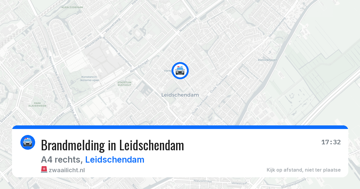 Brandmelding in Leidschendam — 30 mei 2026