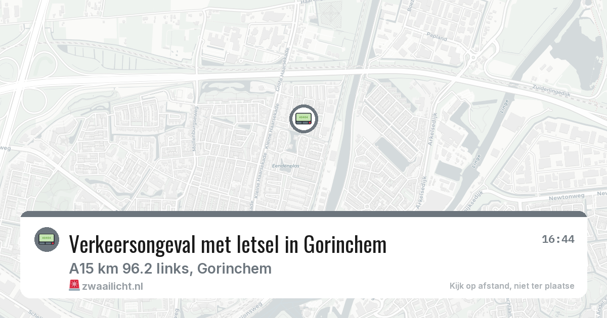 Verkeersongeval met letsel in Gorinchem — 12 feb 2026