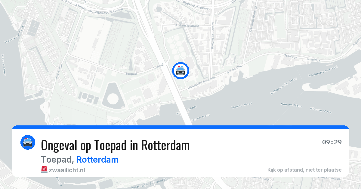 Ongeval op Toepad in Rotterdam — 30 jun 2026