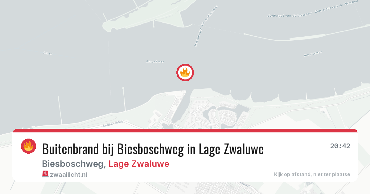 Buitenbrand bij Biesboschweg in Lage Zwaluwe — 12 jul 2026