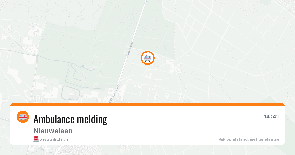 Ambulance melding — 29 jul 2026