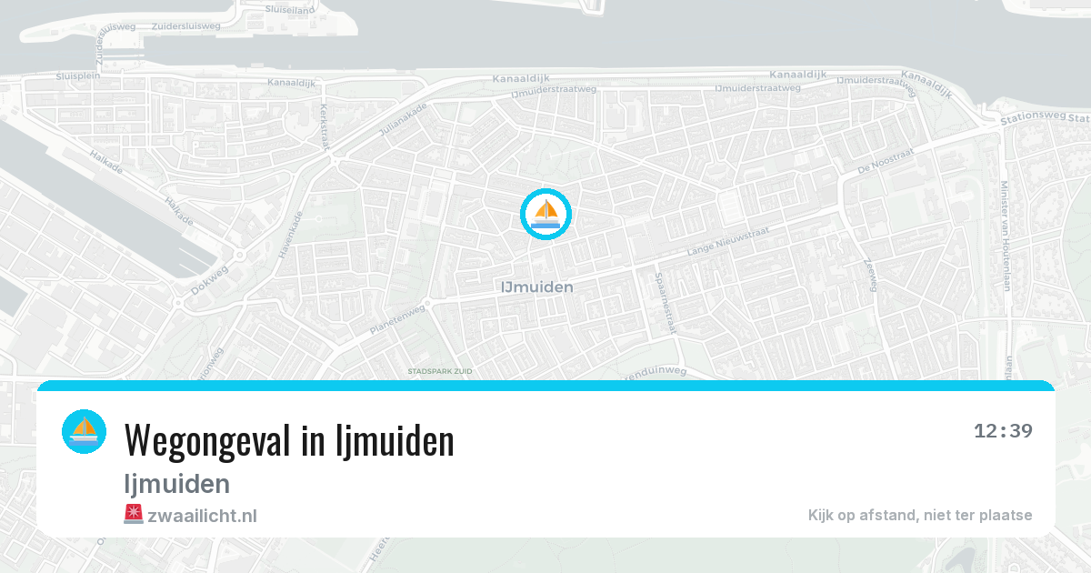 Wegongeval in Ijmuiden — 7 jun 2026
