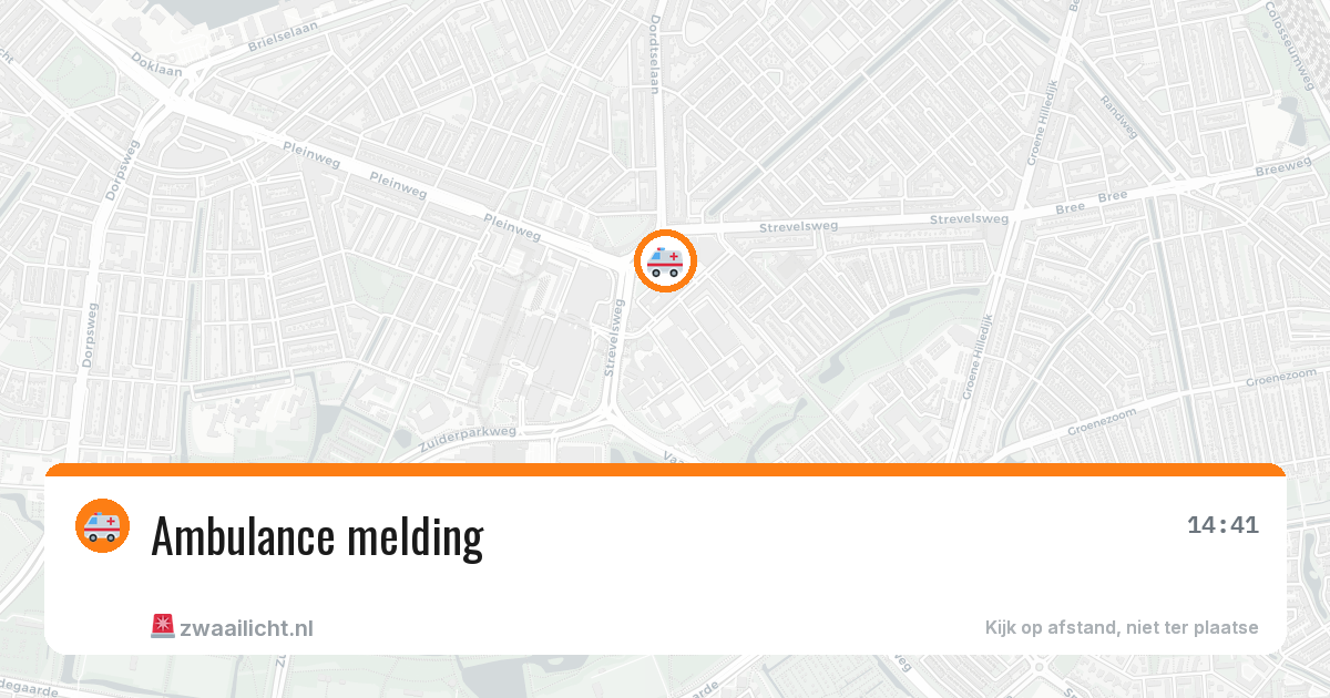 Ambulance melding — 15 jun 2026