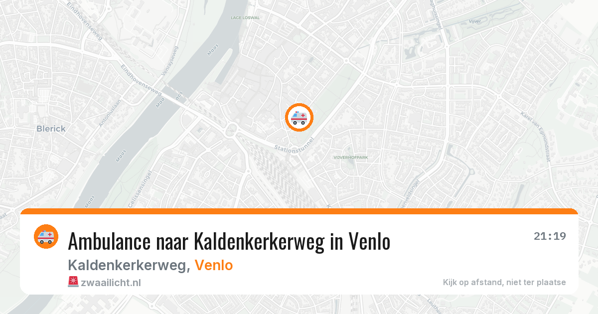 Ambulance naar Kaldenkerkerweg in Venlo — 28 jun 2026