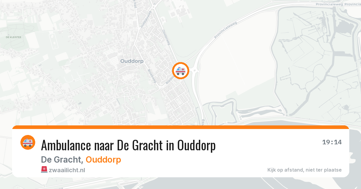 Ambulance naar De Gracht in Ouddorp — 8 feb 2026