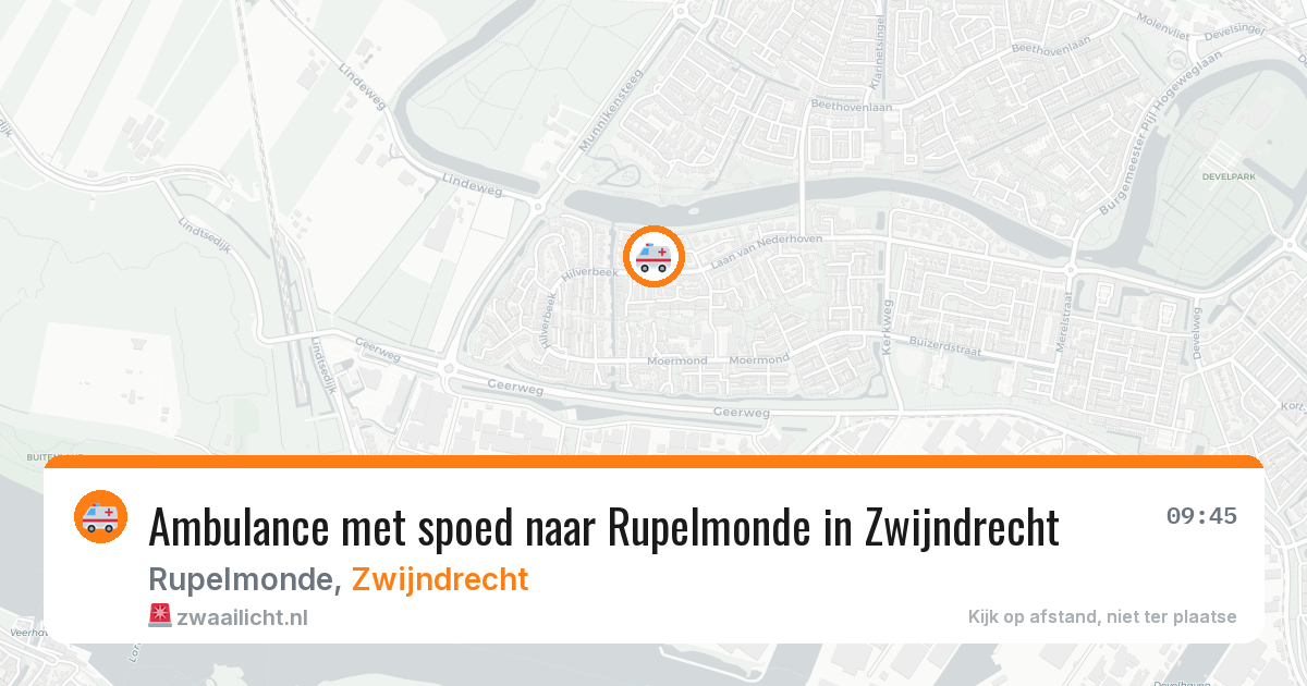 Ambulance met spoed naar Rupelmonde in Zwijndrecht — 1 jun 2026