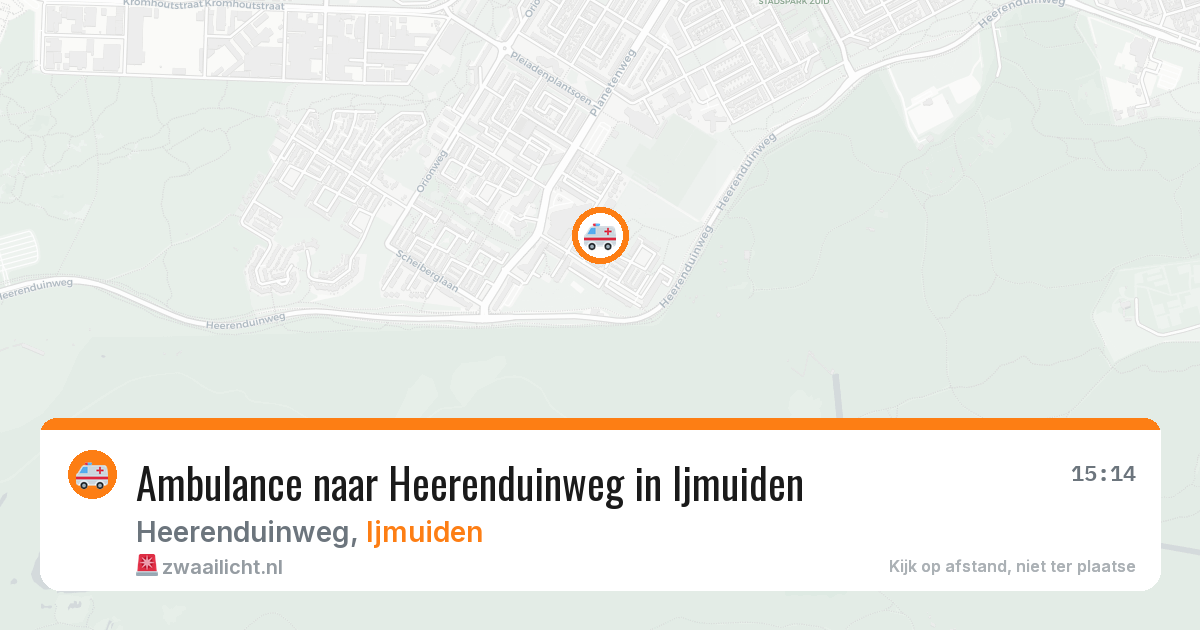 Ambulance naar Heerenduinweg in Ijmuiden — 6 mei 2026