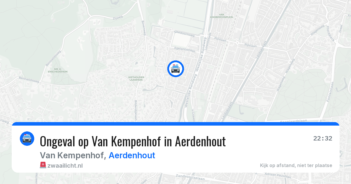 Ongeval op Van Kempenhof in Aerdenhout — 6 jun 2026