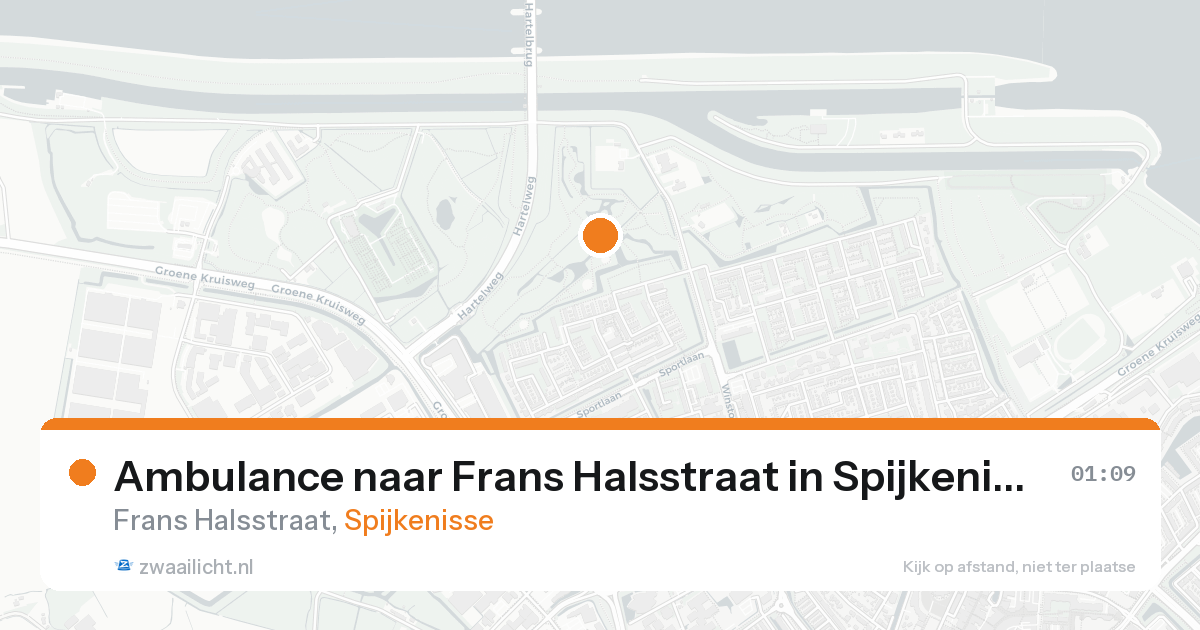 Ambulance naar Frans Halsstraat in Spijkenisse — 8 feb 2026