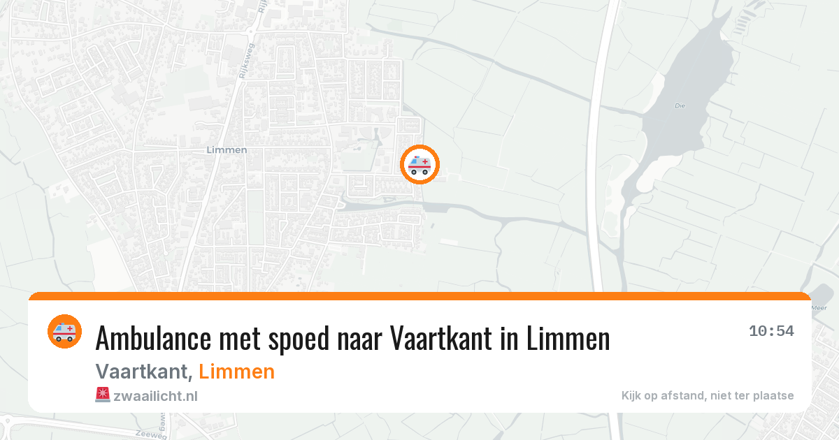 Ambulance met spoed naar Vaartkant in Limmen — 9 apr 2026