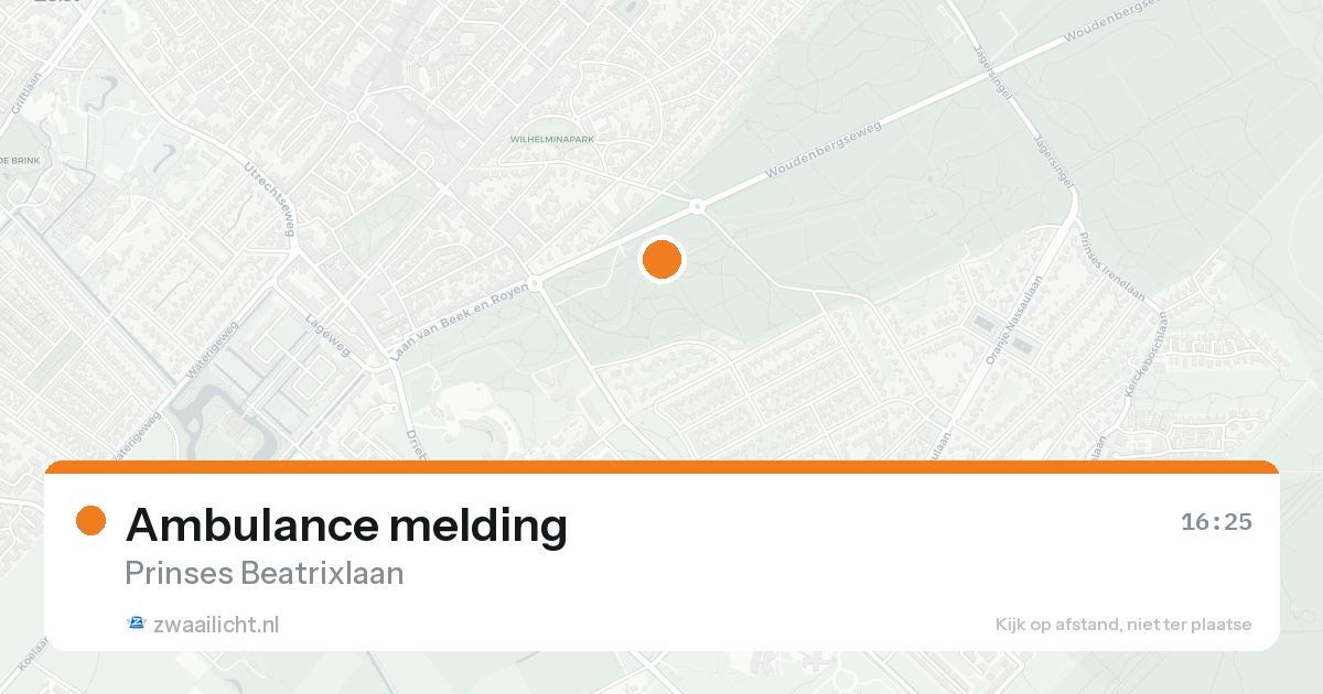 Ambulance melding — 30 jan 2026