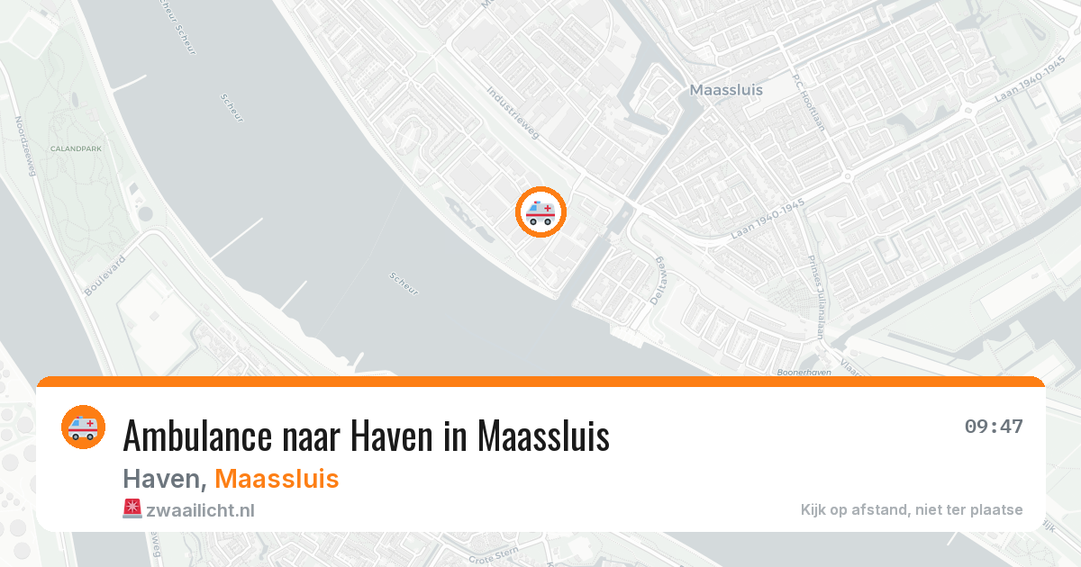 Ambulance naar Haven in Maassluis — 24 jun 2026