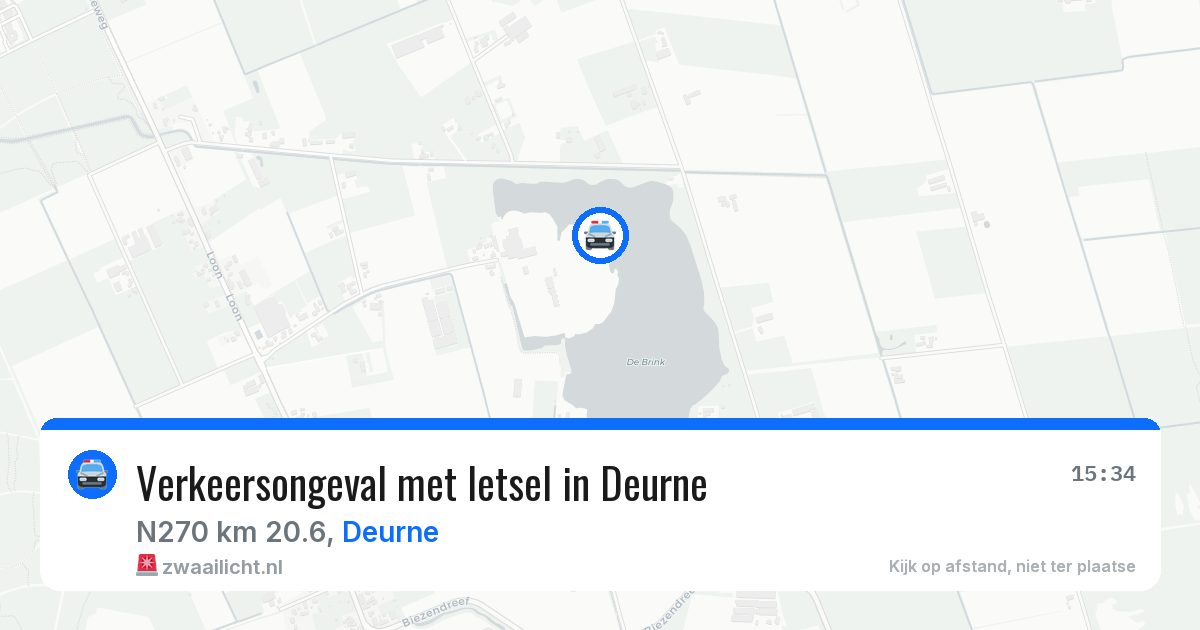 Verkeersongeval met letsel in Deurne — 22 apr 2026