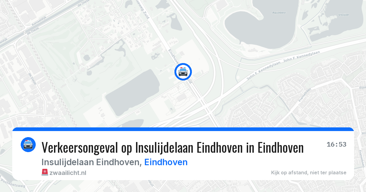 Verkeersongeval op Insulijdelaan Eindhoven in Eindhoven — 18 jun 2026