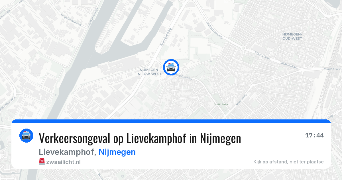 Verkeersongeval op Lievekamphof in Nijmegen — 28 jan 2026