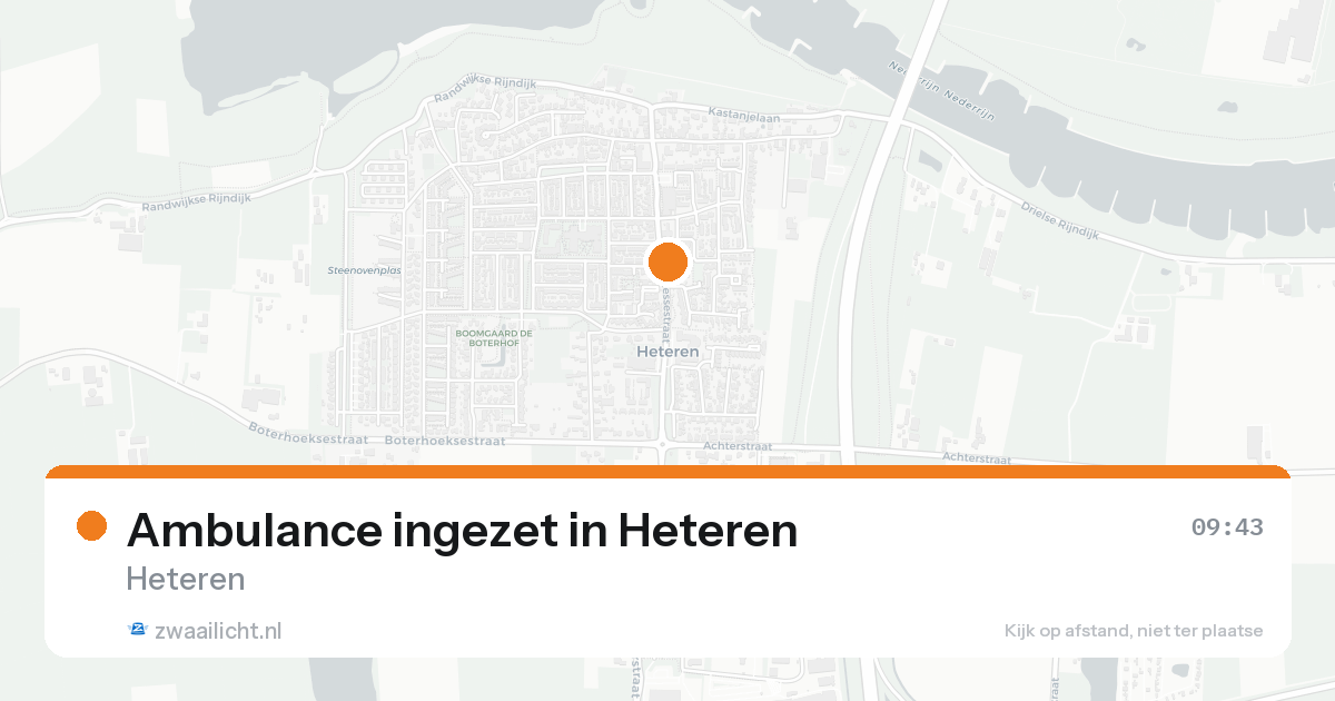 Ambulance ingezet in Heteren — 8 feb 2026