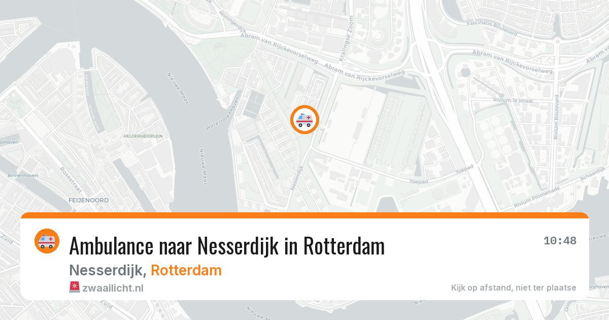 Ambulance naar Nesserdijk in Rotterdam — 19 mei 2026