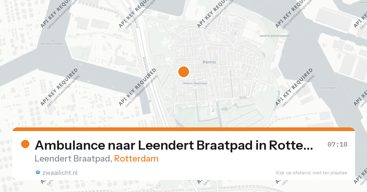 Ambulance naar Leendert Braatpad in Rotterdam — 7 feb 2026