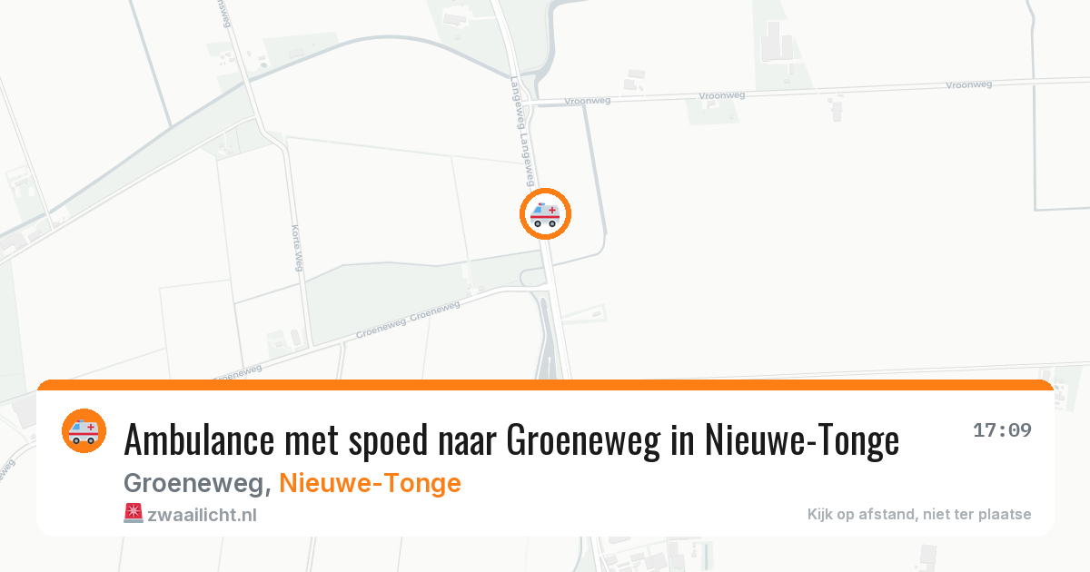 Ambulance met spoed naar Groeneweg in Nieuwe-Tonge — 24 jun 2026