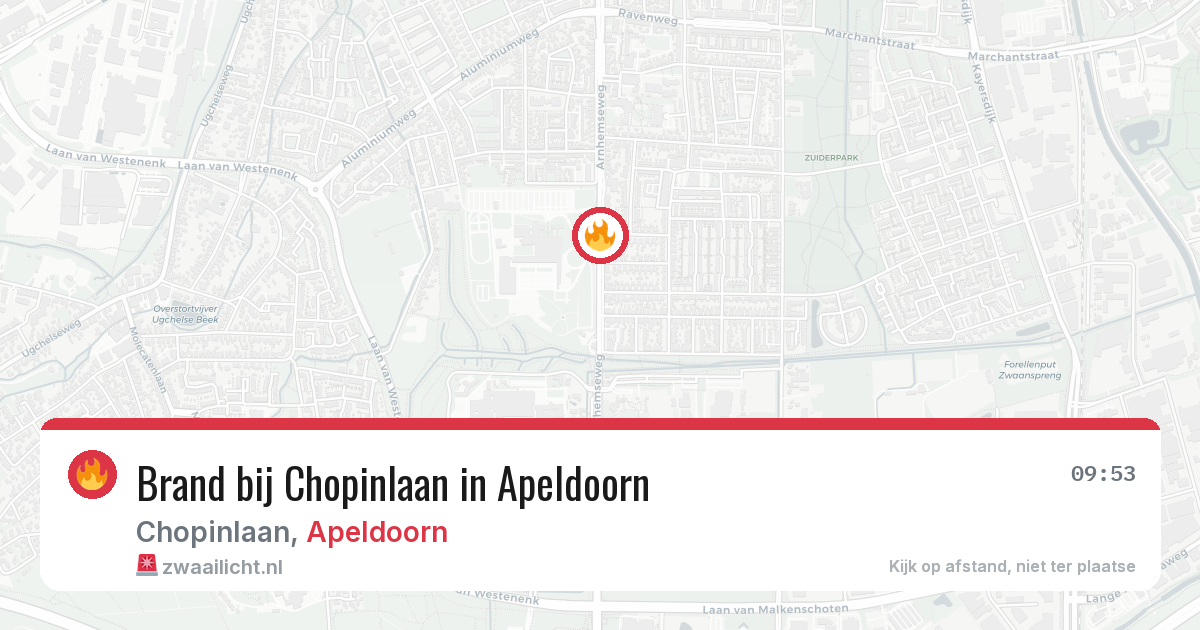 Brand bij Chopinlaan in Apeldoorn — 28 jun 2026