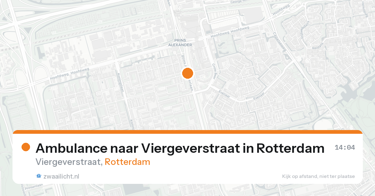 Ambulance naar Viergeverstraat in Rotterdam — 29 jun 2026