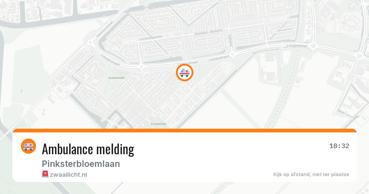 Ambulance melding — 21 jan 2026