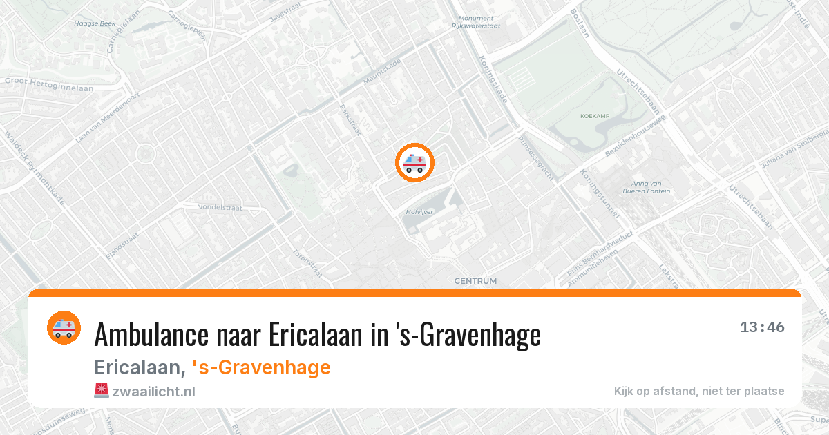 Ambulance naar Ericalaan in 's-Gravenhage — 2 feb 2026