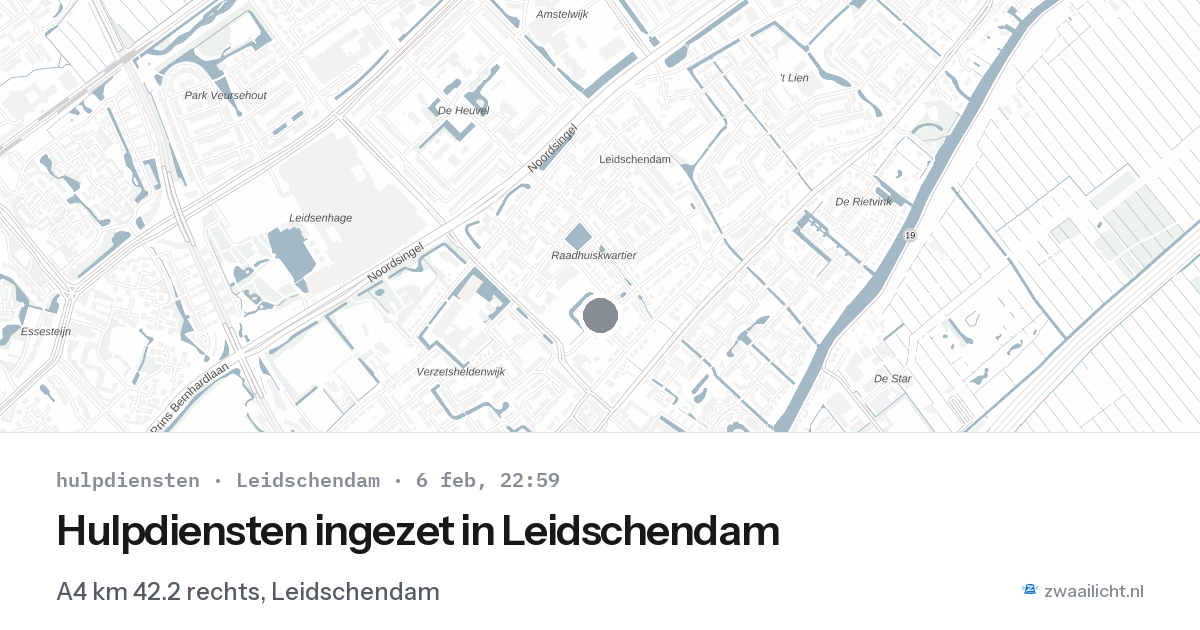 Hulpdiensten ingezet in Leidschendam — 6 feb 2026 | 🚨 Zwaailicht.nl