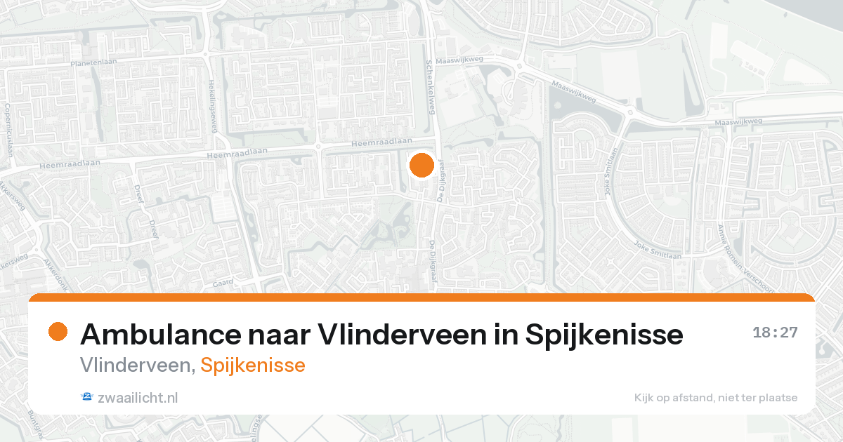Ambulance naar Vlinderveen in Spijkenisse — 30 jan 2026