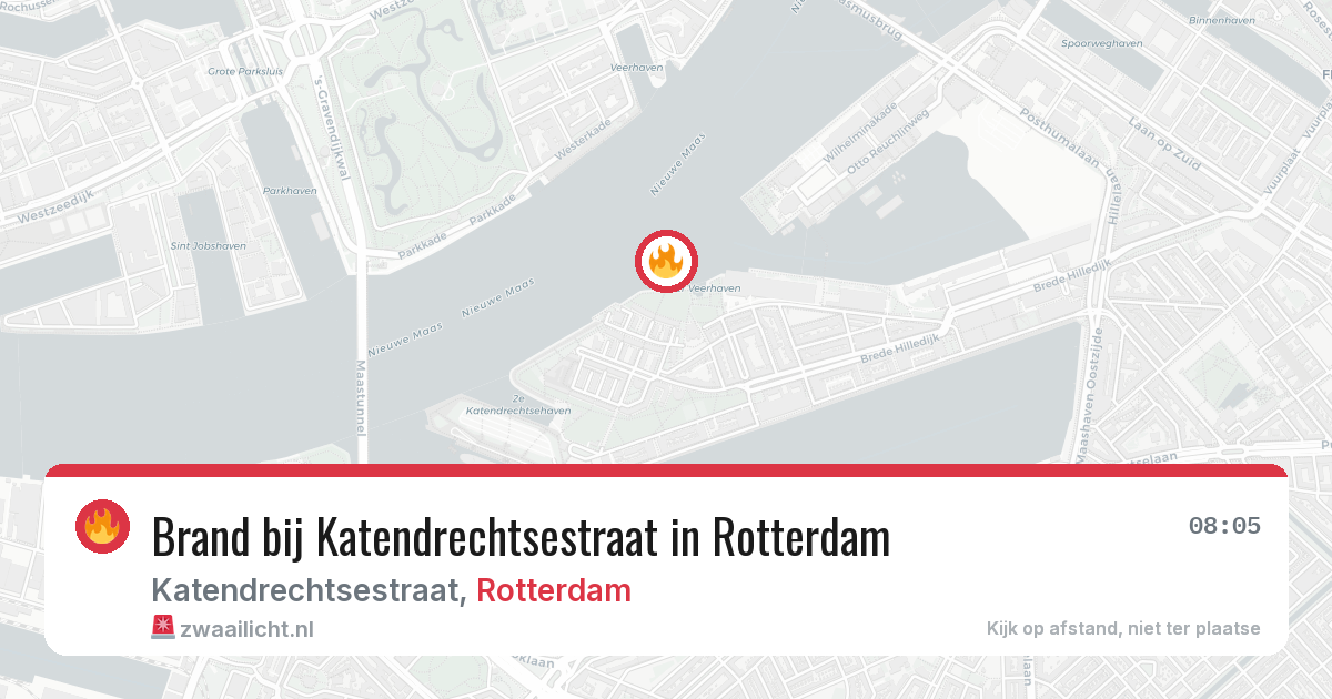Brand bij Katendrechtsestraat in Rotterdam — 25 apr 2026