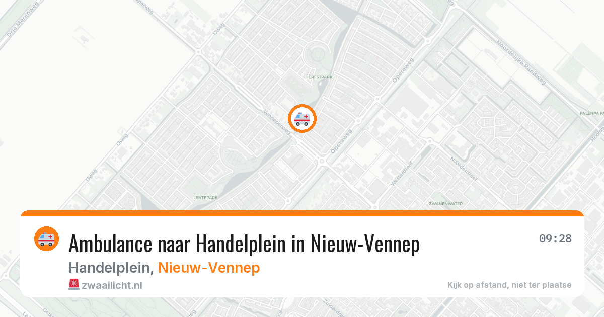 Ambulance naar Handelplein in Nieuw-Vennep — 12 apr 2026