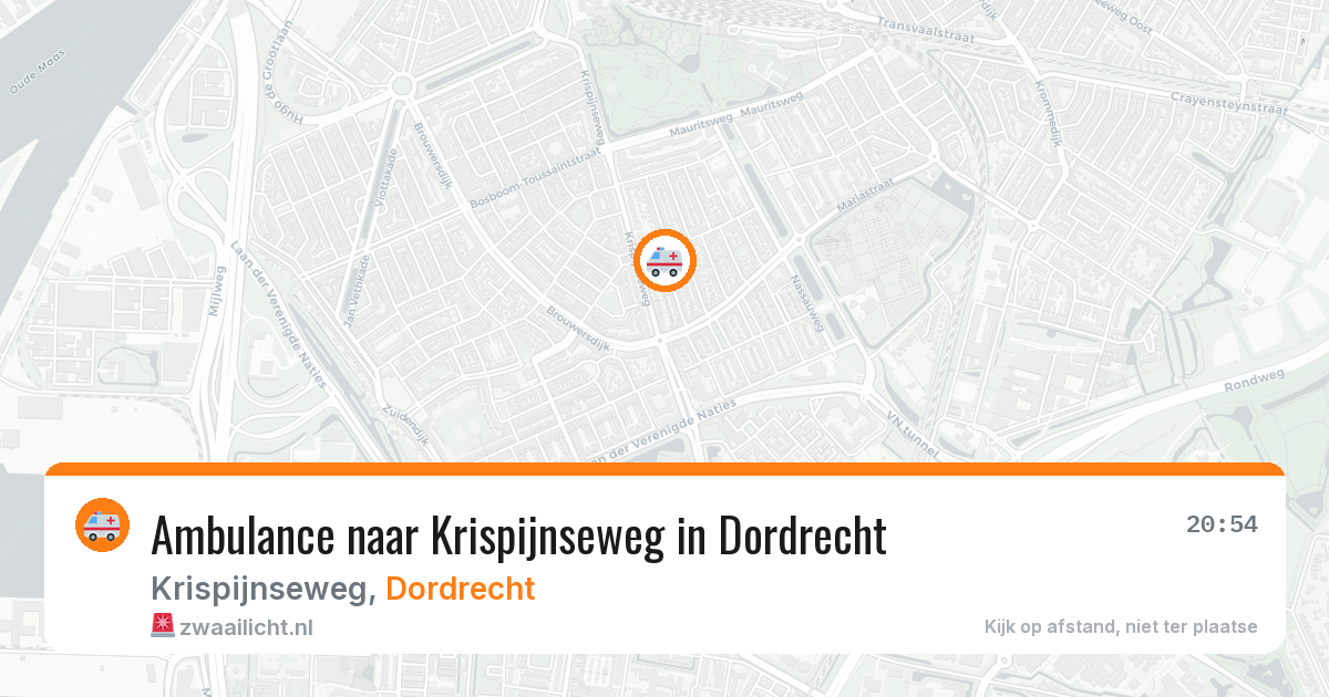 Ambulance naar Krispijnseweg in Dordrecht — 30 mei 2026