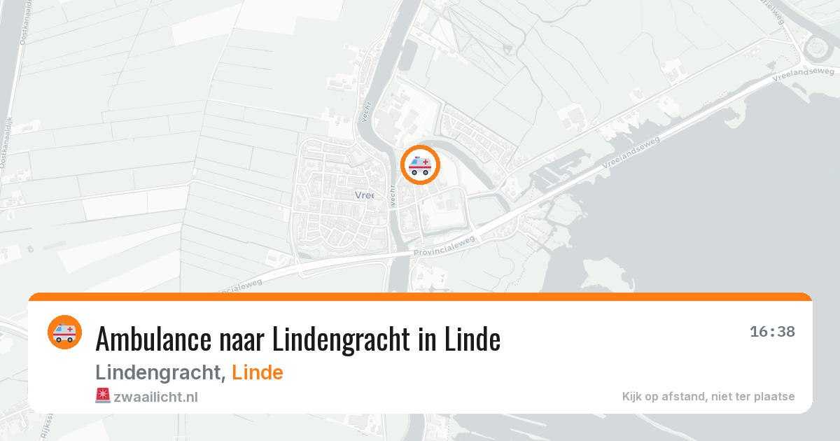 Ambulance naar Lindengracht in Linde — 20 feb 2026