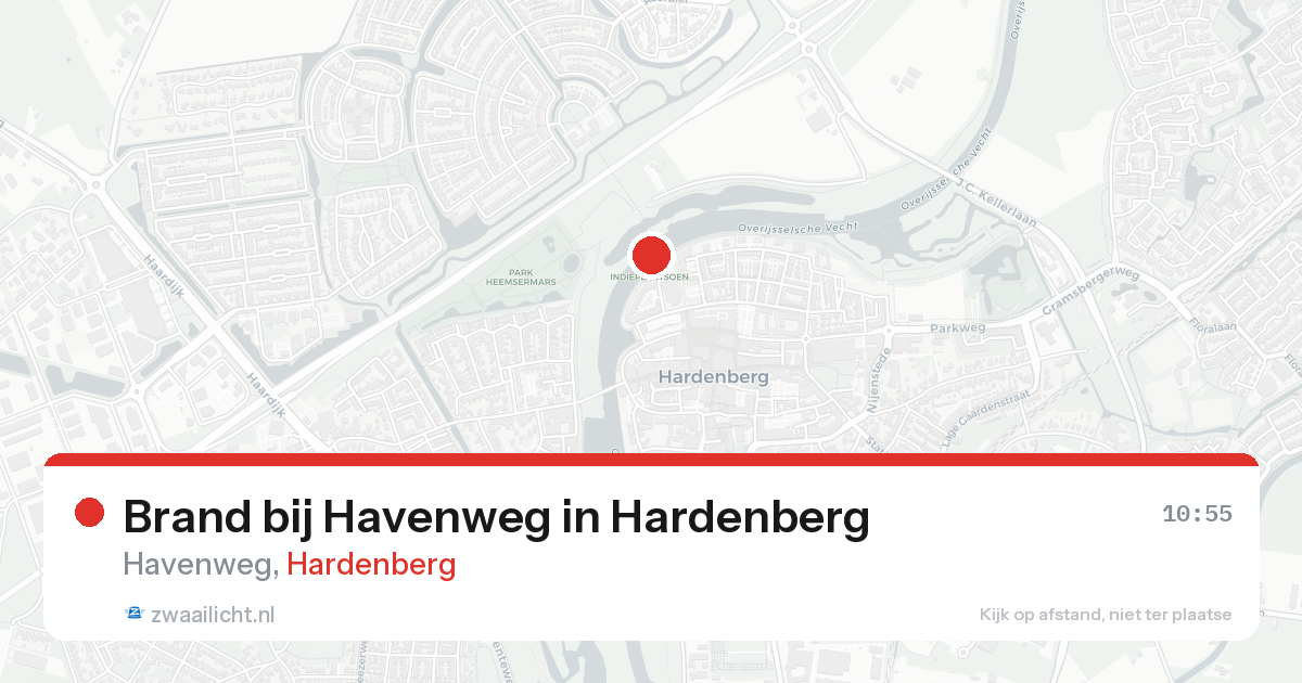 Brand bij Havenweg in Hardenberg — 23 aug 2026