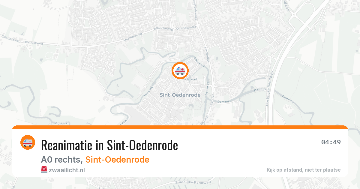 Reanimatie in Sint-Oedenrode — 15 feb 2026